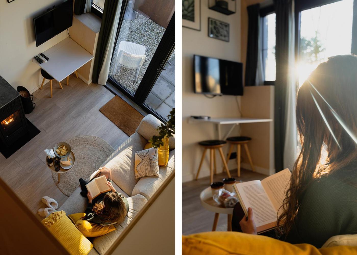 Romantisch Huisje Met Houtkachel & Airco Op 2,5Km Van Zee グルーデ エクステリア 写真