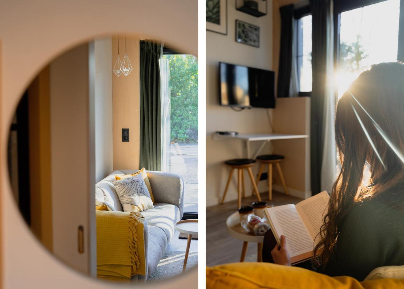 Romantisch Huisje Met Houtkachel & Airco Op 2,5Km Van Zee グルーデ エクステリア 写真