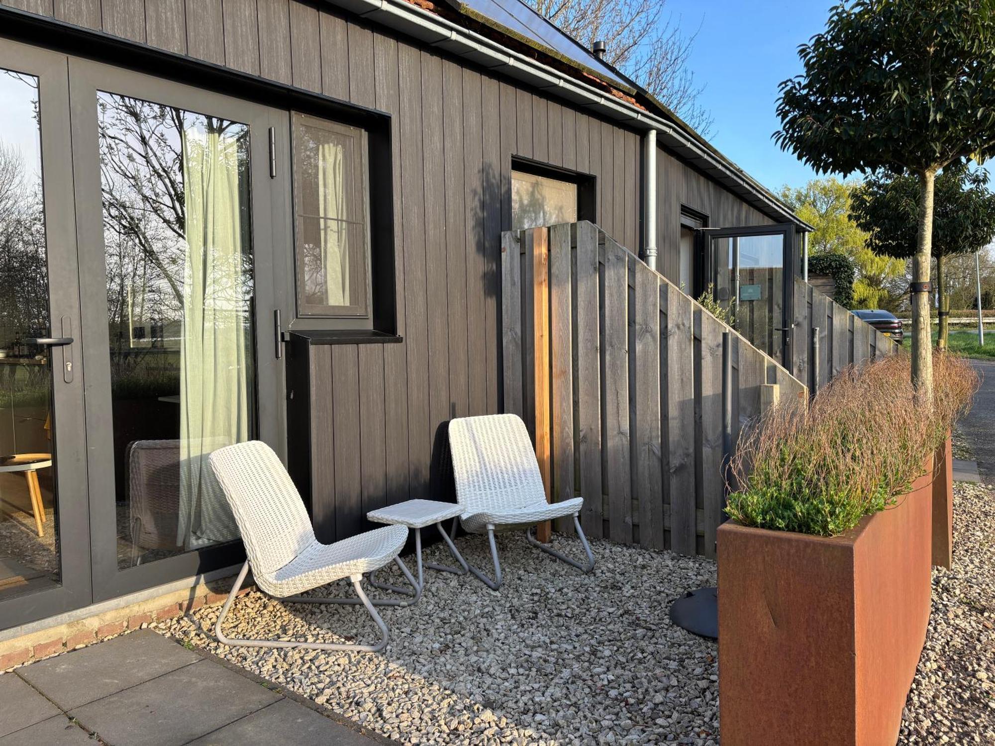 Romantisch Huisje Met Houtkachel & Airco Op 2,5Km Van Zee グルーデ エクステリア 写真