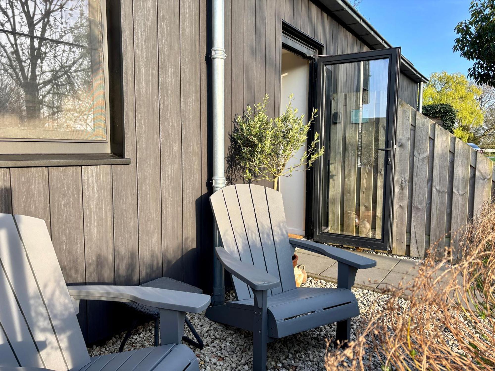 Romantisch Huisje Met Houtkachel & Airco Op 2,5Km Van Zee グルーデ エクステリア 写真